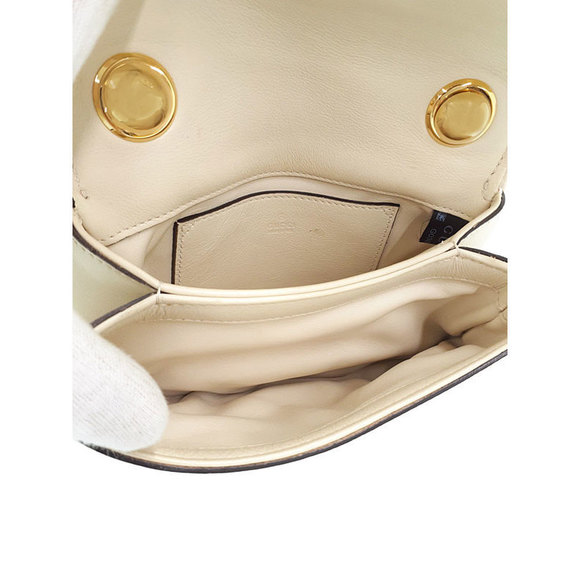 Gucci Blondie Mini Bag Ivory Leather Shoulder - Picture 3 of 8